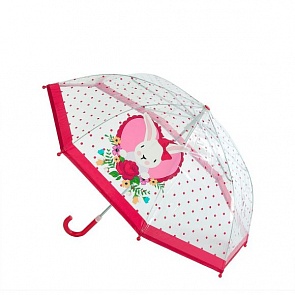 Зонт детский Rose Bunny прозрачный, 46 см., коллекция Lady Mary (Mary Poppins, 53599)